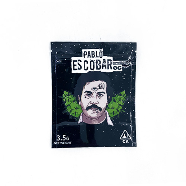 SMOKE PROOF BAGS 50CT - 221 PABLO ESCOBAR OG