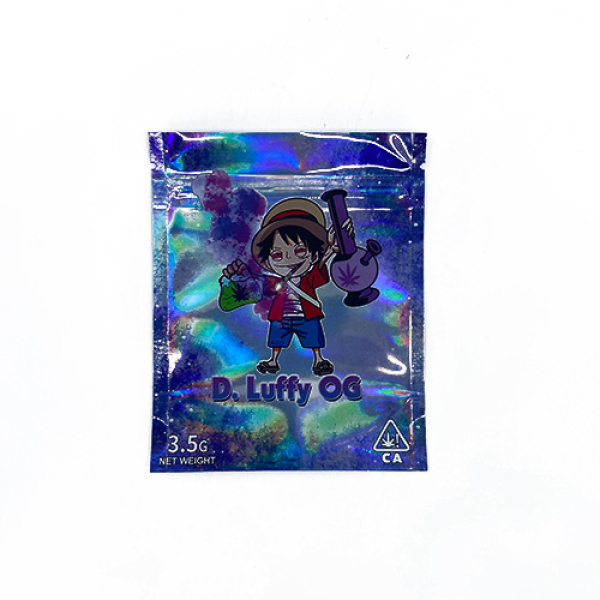 SMOKE PROOF BAGS 50CT - 225 D LUFFY OG