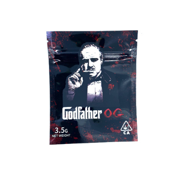 SMOKE PROOF BAGS 50CT - 240 GODFATHER OG