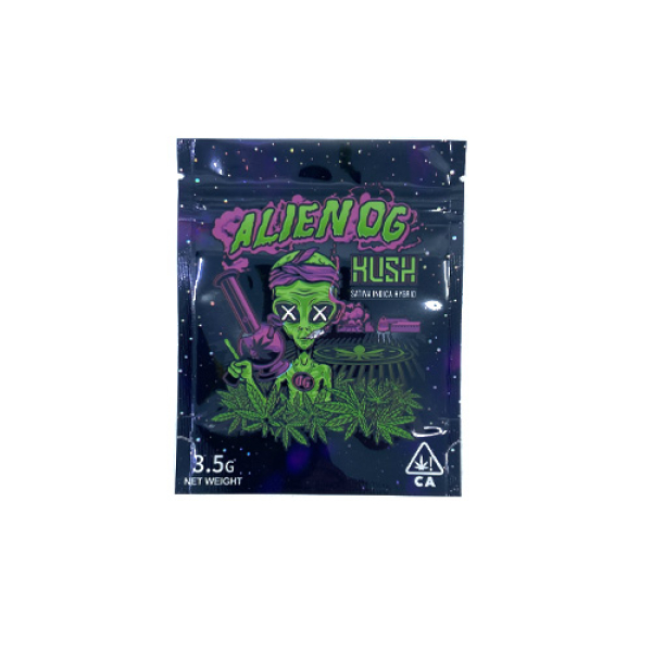 SMOKE PROOF BAGS 50CT - 262 ALIEN OG KUSH