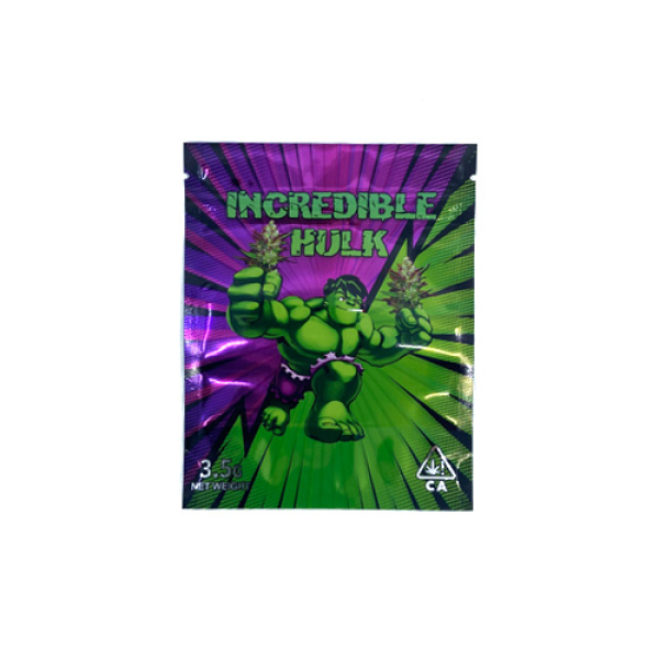 SMOKE PROOF BAGS 50CT - 272 INCERDIBLE HULK