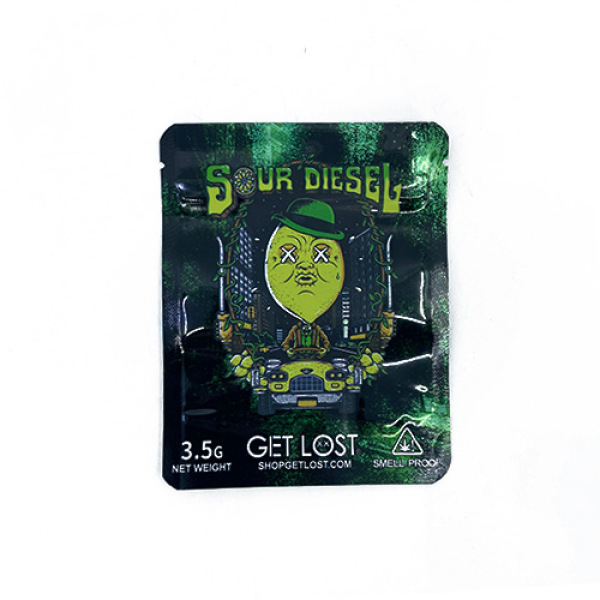 SMOKE PROOF BAGS 50CT - 291 GEL LOST SOUR DIESEL