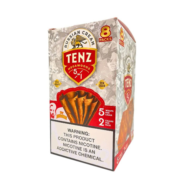 TENZ MEGAWOODS 5 IN 1 WRAP CIGARS 8CT/2PK