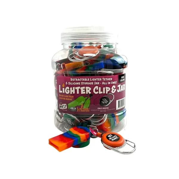 WEEZ LIGHTER CLIP N JAR 24CT