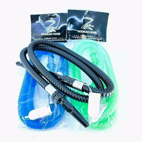 ZEBRA HOOKAH HOSE SUPER PLASTIC w/ LED PA-14