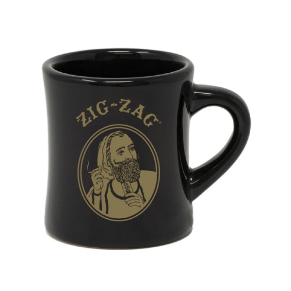 ZIG ZAG COFFEE MUGS - DINER BLACK