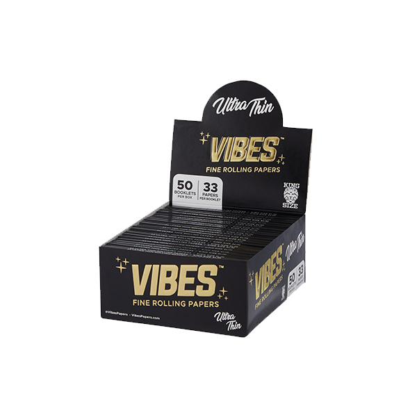 VIBES PAPERS ULTRA THIN KING SIZE SLIM BLACK