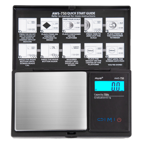 AWS SCALE 750 X 0.1G AWS - 750 - BLACK