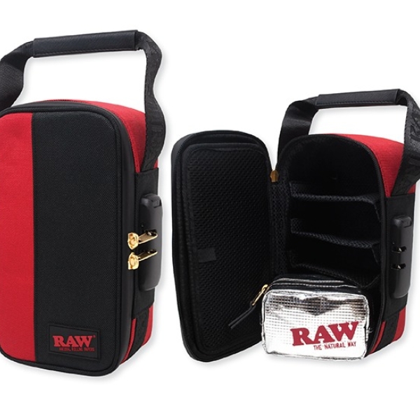 RAW DANK LOCKER CARRY ALL BAG WITH REMOVABLE BAG INSIDE