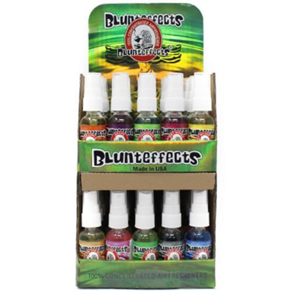 BLUNT EFFECT SPRAY AIR FRESHENERS 2 DISPLAYS 1OZ 50CT - ASSORTED