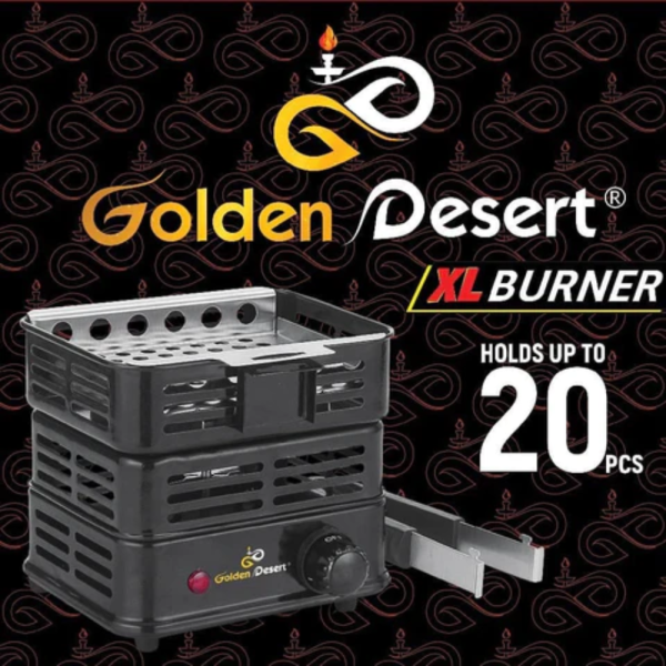 GOLDEN DESERT XL HOOKAH BURNER