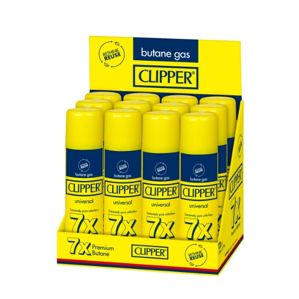 CLIPPER BUTANE GAS 7X 138ML 12PC (ONLY PICKUP)