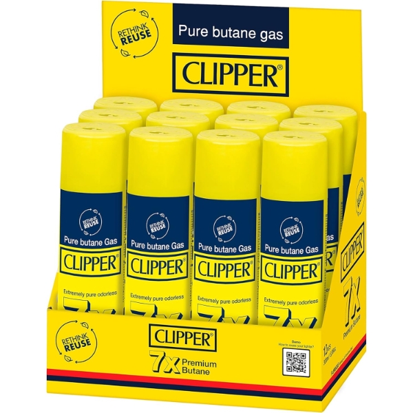 CLIPPER BUTANE GAS 7X 300ML 12PC (ONLY PICKUP)