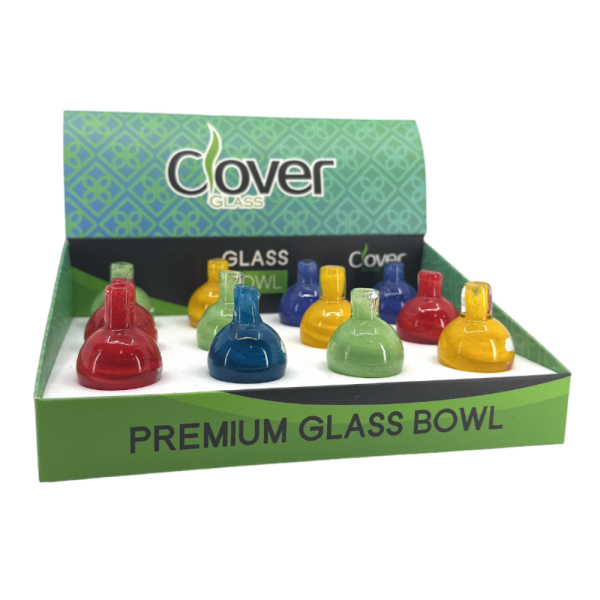 CLOVER GLASS CARB CAP 12CT - WPH4062 ASSORTED