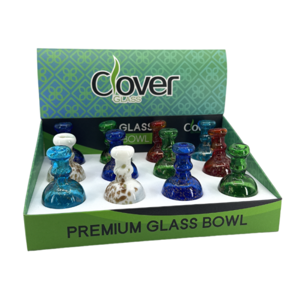 CLOVER GLASS CARB CAP 12CT - WPH4074 ASSORTED