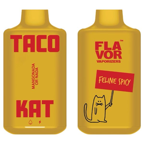 FLAVOR DISPOSABLE TACO CAT 8K PUFFS 5CT - MANGONADA