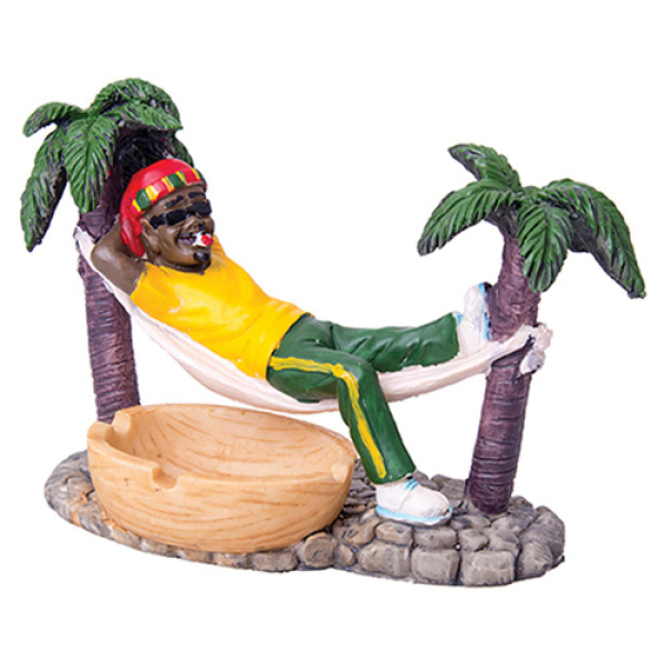 FUJIMA ASHTRAY LT175 6" MEDIUM JAMAICAN MAN