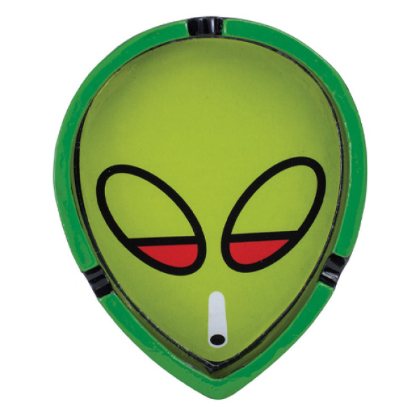 FUJIMA ASHTRAY LT411 ALIEN HEAD 8CT