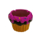 FUJIMA ASHTRAY LT418 CUPCAKE 4CT ASSORTED