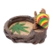 FUJIMA ASHTRAY 5.7" JAMAICAN CHILLING ON STUMP