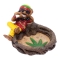 FUJIMA ASHTRAY 5.7" JAMAICAN CHILLING ON STUMP