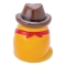 FUJIMA STASH JAR 6" MEOWDY CAT COWBOY