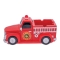 FUJIMA ASHTRAY & STASH 9" RED 420 LIGHTUP FIRETRUCK