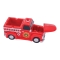 FUJIMA ASHTRAY & STASH 9" RED 420 LIGHTUP FIRETRUCK