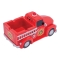 FUJIMA ASHTRAY & STASH 9" RED 420 LIGHTUP FIRETRUCK