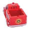 FUJIMA ASHTRAY & STASH 9" RED 420 LIGHTUP FIRETRUCK