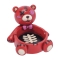 FUJIMA ASHTRAY 5.8" RED ZOMBIE BEAR