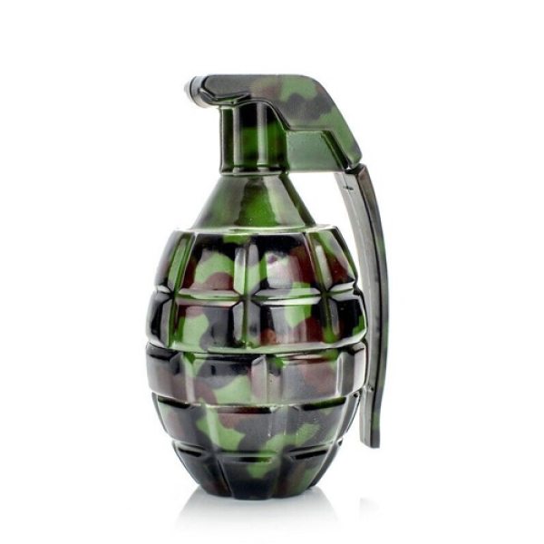 TOBACCO GRINDER SMALL GRENADE STYLE 6CT - CAMO 803009