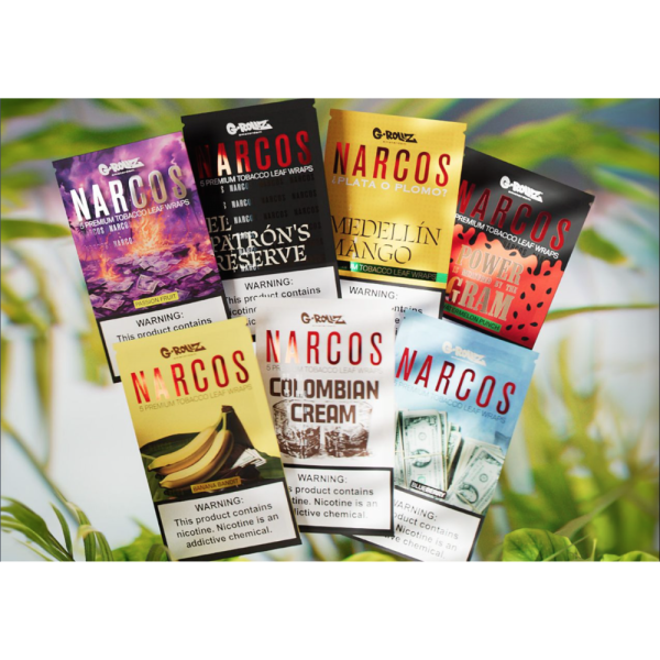 GROLLZ NARCOS LEAF WRAPS 8CT 5PK