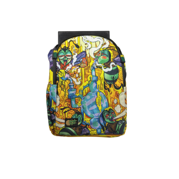 JUNGLE HIVE SMELL PROOF BACKPACK - BEE WATERPIPE