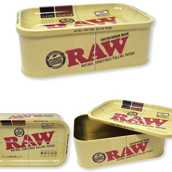 RAW MUNCHIES BOX WITH TRAY LID