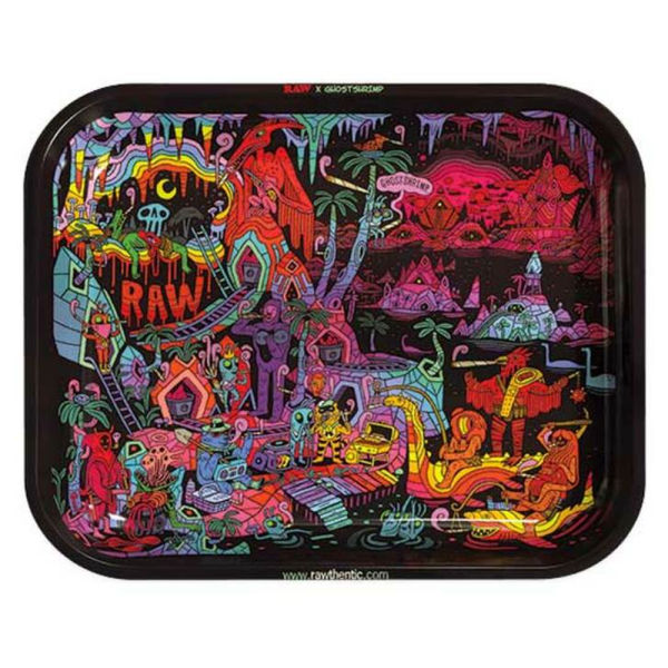 RAW ROLLING TRAY GHOST SHRIMP LARGE