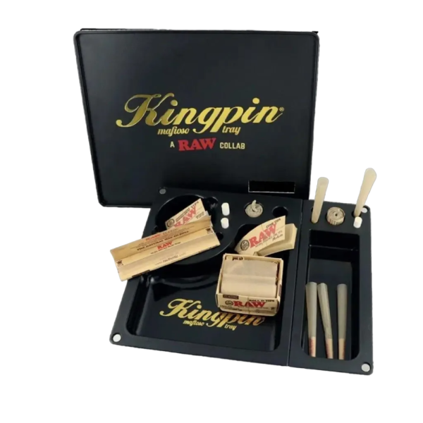 RAW X KINGPIN MAFIOSO ROLLING TRAY