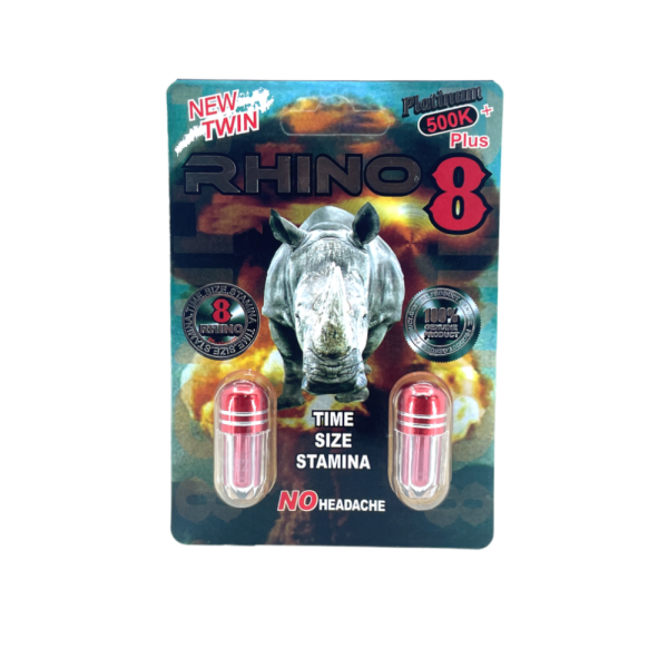 RHINO 8 DOUBLE PILL 24CT