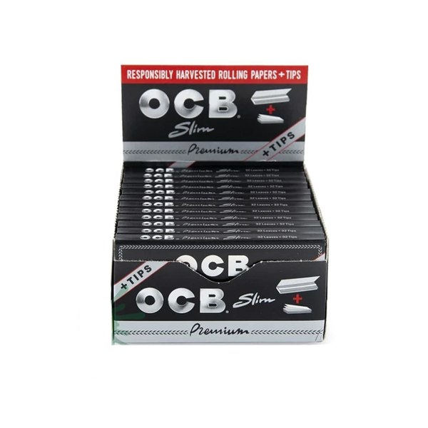 OCB PREMIUM SLIM + TIP 24 BOOKLETS