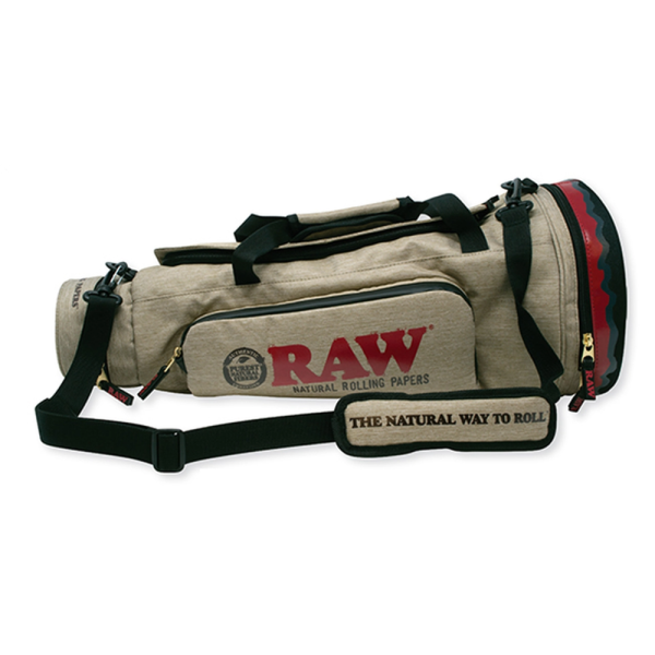 RAW X ROLLING PAPER DUFFEL BAG