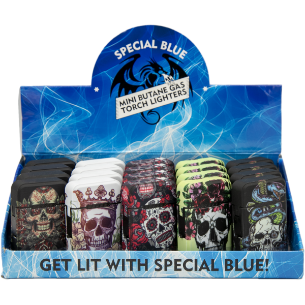 SB SKULLS & ROSES LIGHTER LT114M 20CT