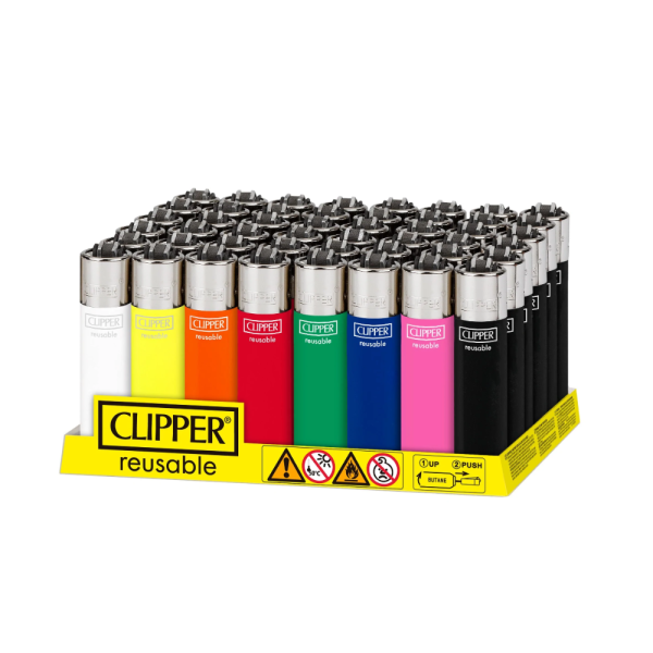 CLIPPER LIGHTER ASSORTED SOLID COLORS