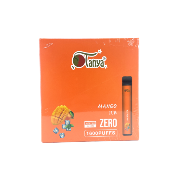 TANYA DISPOSABLE 0MG 1600 PUFF 10CT