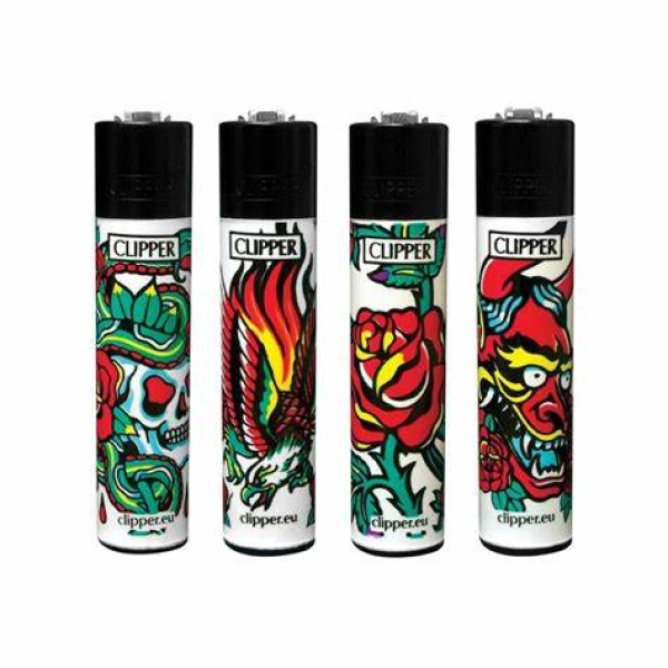 CLIPPER LIGHTER PRINTED TATTOO