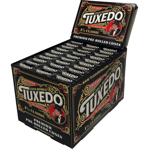 TUXEDO CLASSIC CONE 1 1/4 30/6 PK