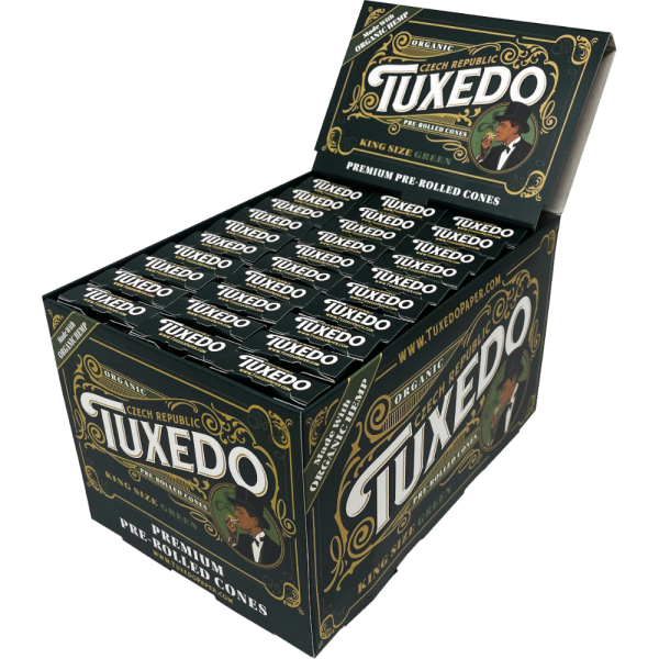 TUXEDO ORGANIC CONE KING SIZE 30/3PK