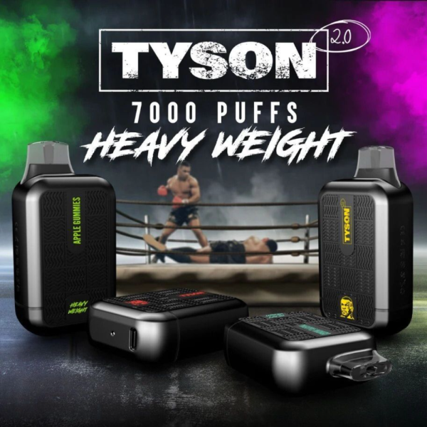 TYSON 2.0 DISPOSABLE 7K PUFFS 10PC