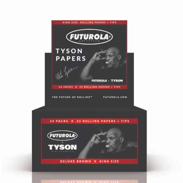 TYSON ROLLING PAPER W/ FILTER TIPS 24PK