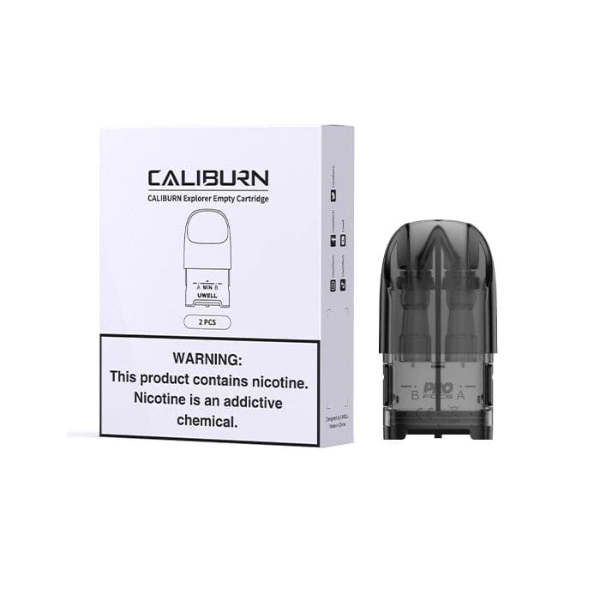 UWELL CALIBURN EXPLORER EMPTY POD 2PK - 4 ML