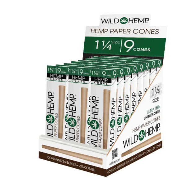 WILD HEMP CONES ULTRA THIN UNBLEACHED